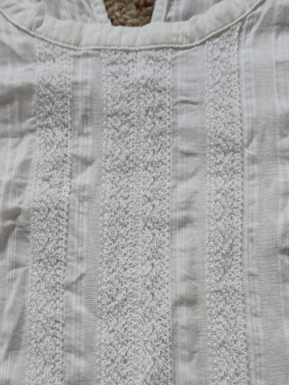 White Ruffled Blouse - Picture 3 of 6